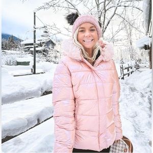 Pink winter coat / parka